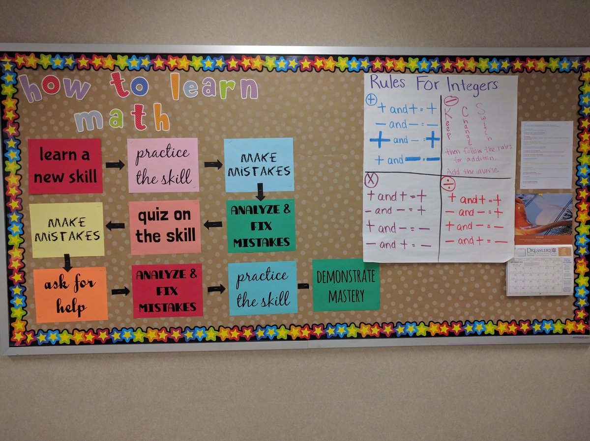 karyndlc's tweet photo. Mrs. Herrin's bulletin board! @MrsHerrinMath  #DavisPD #Davis7 https://t.co/SAJKjjICkZ