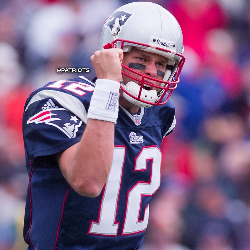 Patriots's tweet photo. #OTD: 15 years ago today, Tom Brady made his first NFL start against the Indianapolis Colts, leading the #Patriots to a 44-13 victory. https://t.co/bq11CCV94Z