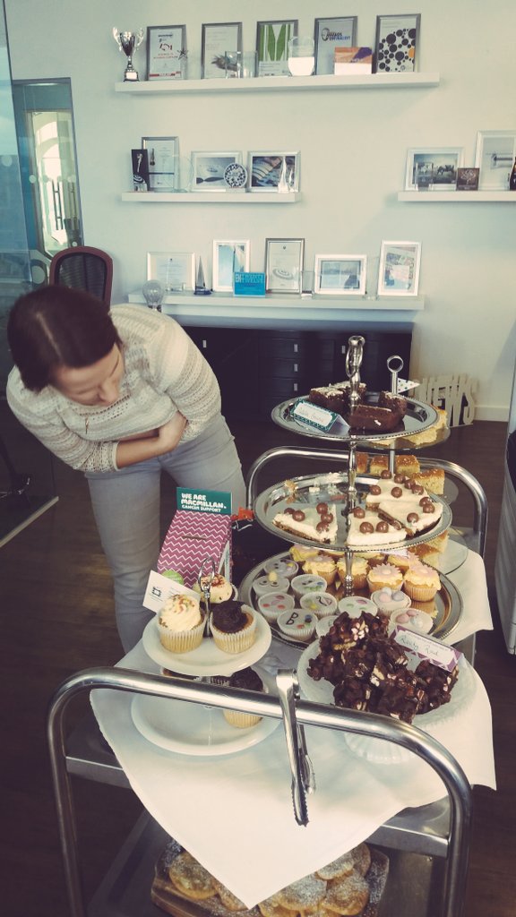 UppB2B's tweet photo. What a welcome treat this afternoon 😍 and all for an amazing cause too. Thanks @MembersOnThe7th 👍 #MacmillanCoffeeMorning https://t.co/yQwY8sWcRU