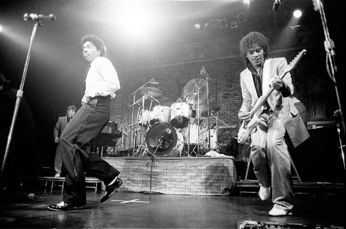 Baron3121's tweet photo. AMAZING @prince & @TheMorrisDay @stpaulpeterson photographs by #DanielCorrigan @FirstAvenue @pitchfork https://t.co/SBntSVJgnM