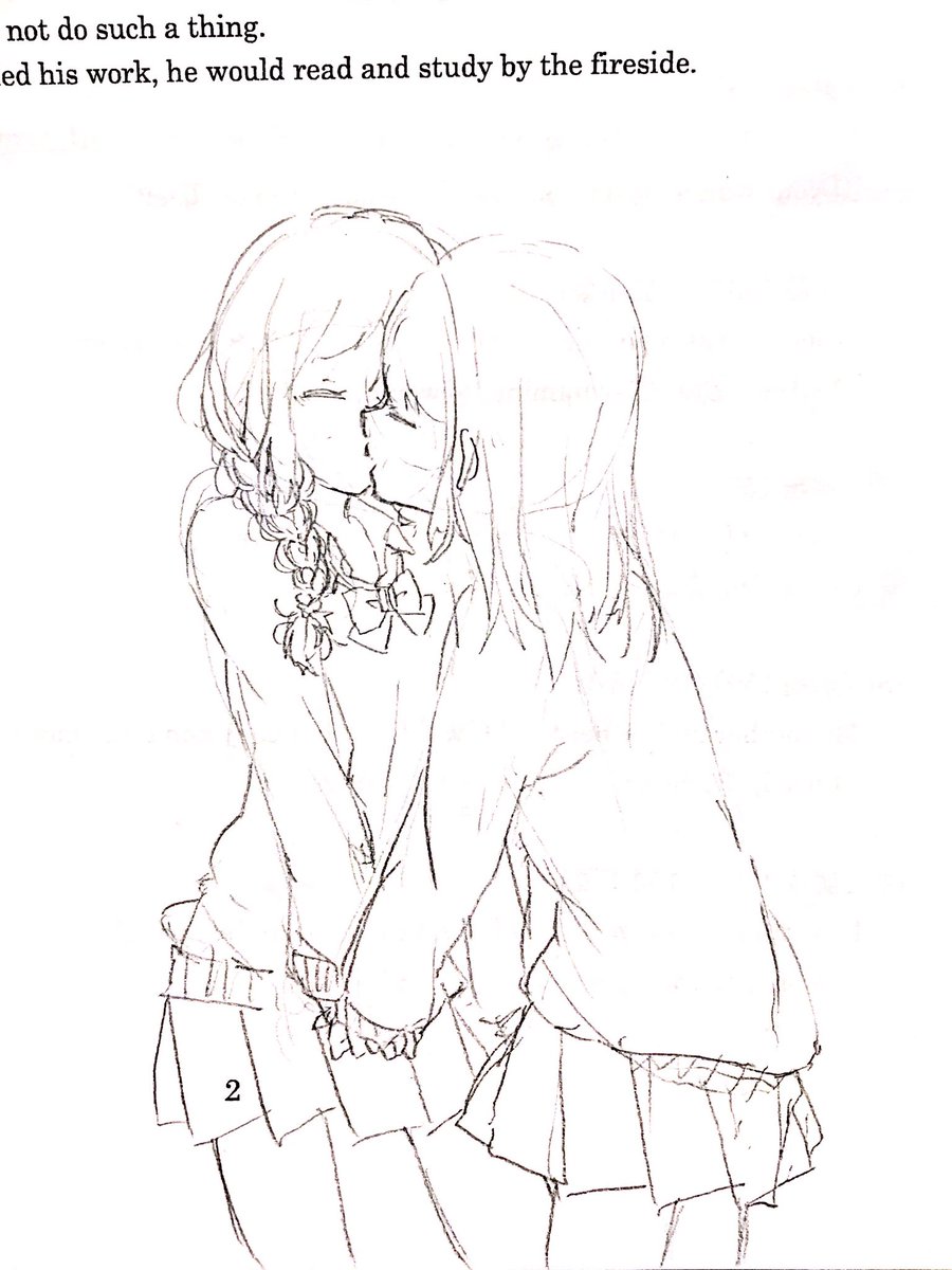 今日は百合を描きたくなる日だった 