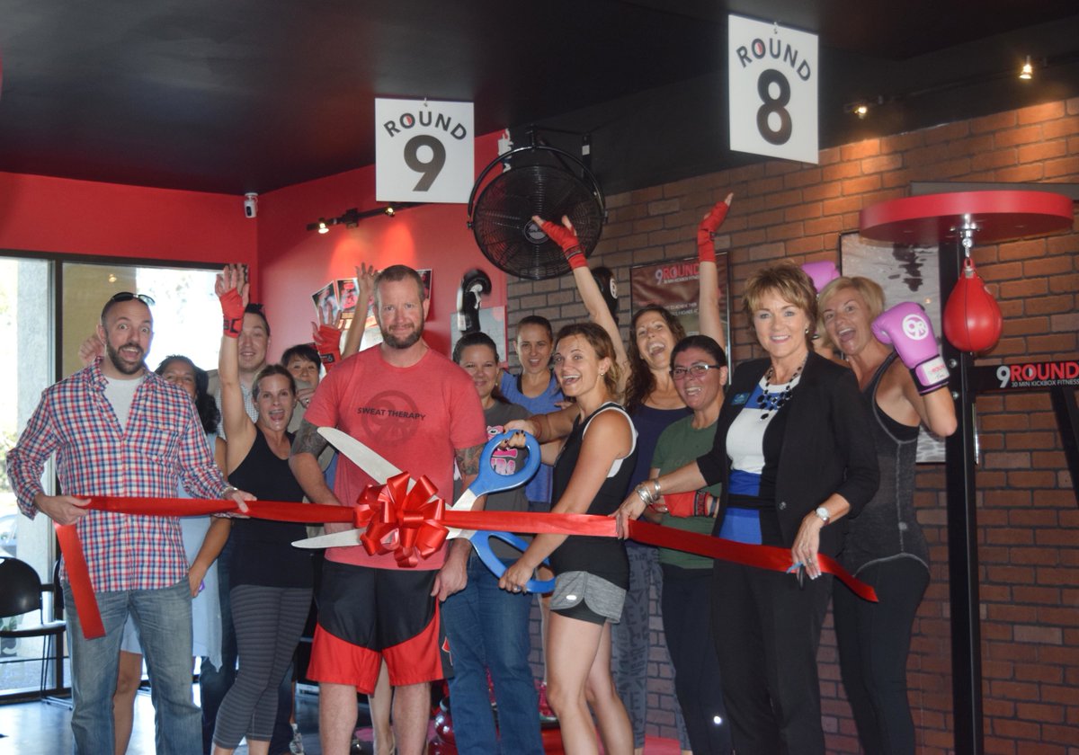 Congratulations to @9RoundCarlsbad on their Grand Opening! Welcome to our Chamber family! ✂️🏋🏽💪🏼 #ribboncutting #celebratingmembers