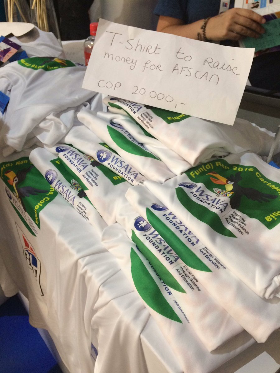 RhipicephalusS's tweet photo. AFSCAN T-shirts #WSAVA2016 https://t.co/3n4njBoyvO