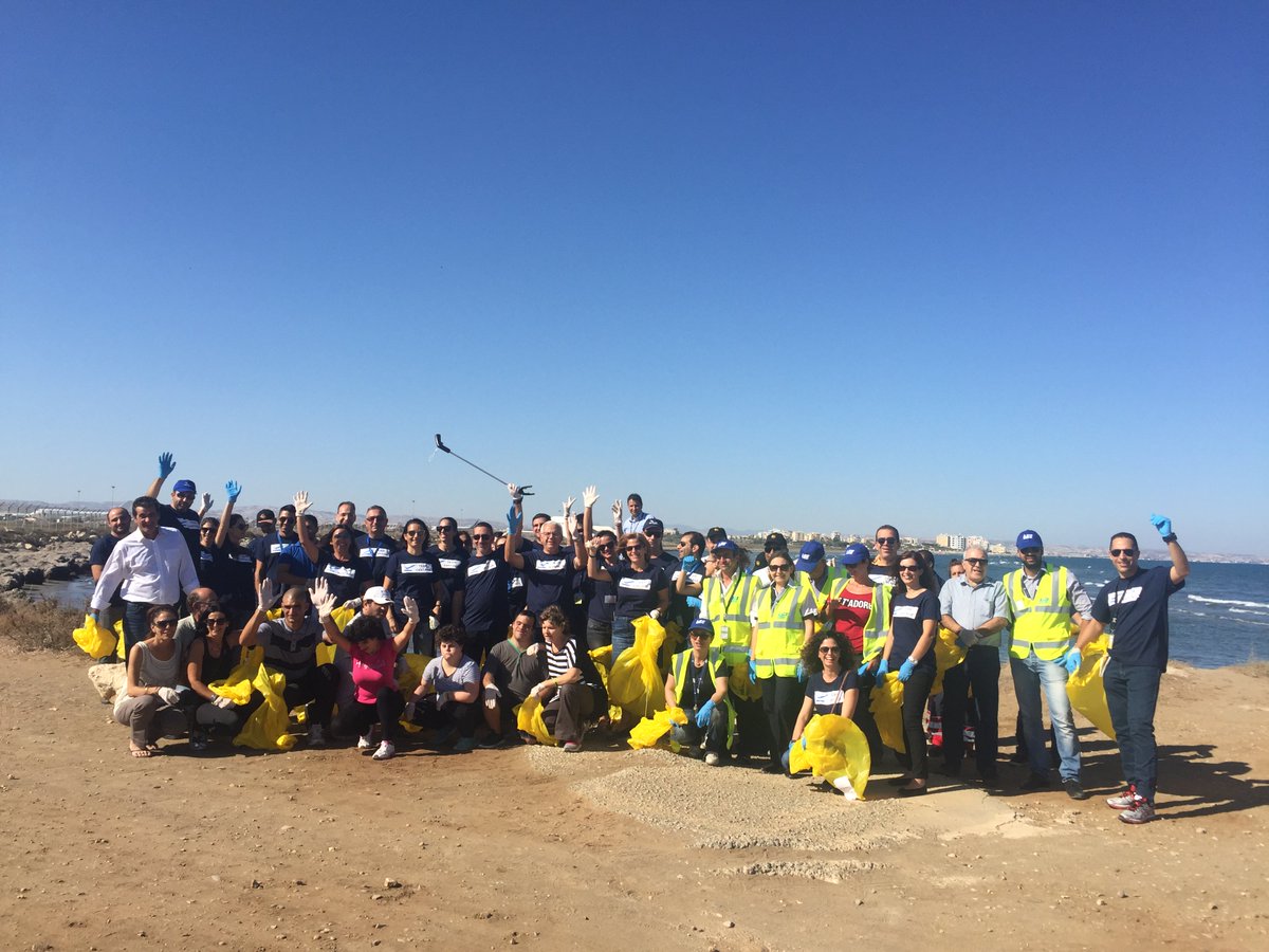 CyprusAeropolis's tweet photo. Rockin' the shores at Larnaka Airport #ShorelineCleanup! #Keepourshorelinesclean #CleanShorelines https://t.co/xYacJg65Ko @VantageAirportG https://t.co/tMfe9ZVS0Q
