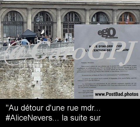 Post_Bad_Photos's tweet photo. "Au détour d'une rue mdr... #AliceNevers... la suite sur https://t.co/9TkZQ9mnYr https://t.co/gvfYIvpyAr https://t.co/pOy0PXBtj1