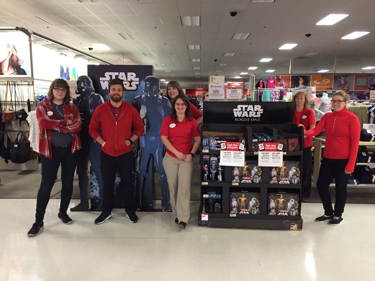 The Force is strong with the team! <a href="/LisaSherland/">Lisa</a> <a href="/ChristinaM366/">Christina Flaten</a> <a href="/smcdade206/">Sarah</a> <a href="/TargetBrandon/">BrandonFromTarget</a>