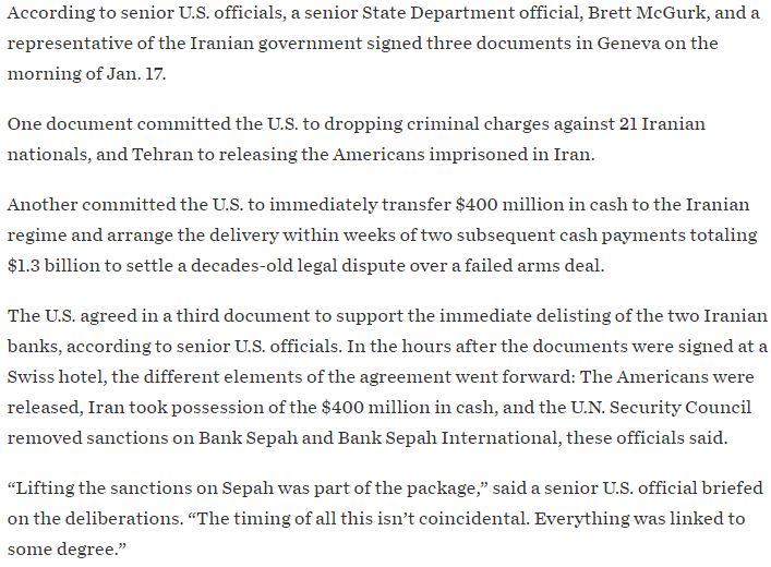 CongHuelskamp's tweet photo. Obama negotiated with terrorists with more than your hard-earned taxes. @WSJ #IranDeal #NegotiatingWithTerrorists https://t.co/HRRr0UCVvd https://t.co/9j40SMyrYV