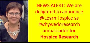 @CEOStGiles @Katie_StGiles Did you see we announced this week @learnhospice as a #whywedoresearch ambassador too?