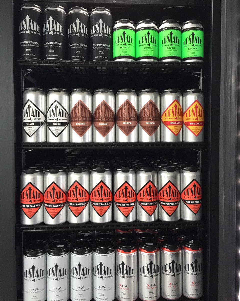 upstatebrewing's tweet photo. We're stocked and ready to go! 12-9 today with @PhatBbq serving up your favorites all day https://t.co/KpvC3pF6nm