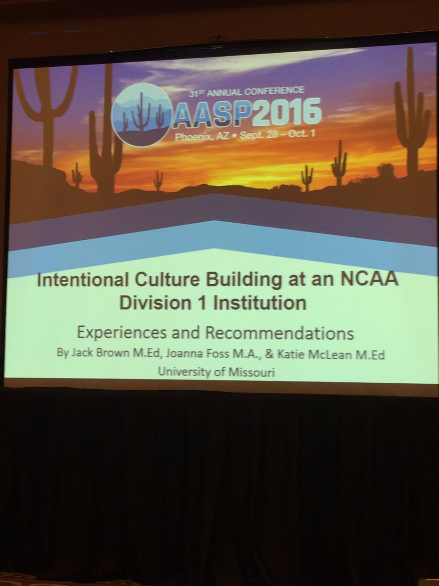 nicolle_skoien's tweet photo. @Joanna_Foss and @mcleanwithit presenting their Culture Building process at #AASP2016 😺 #TeamCulture #HolisticProgram #MIZZOUMade https://t.co/swNbJXlsxJ