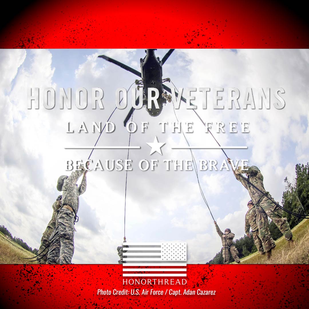 HonorThread's tweet photo. To those serving our great nation, prayers, and gratitude #redfriday #godblessamerica #freedomisnotfree #honorthread https://t.co/uCs5uWIXMv