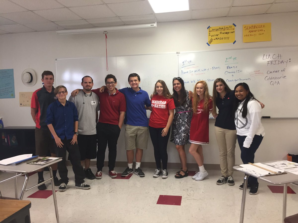 Coldstone franchise owner James Murro came and talked to DECA today about the strong points of business.