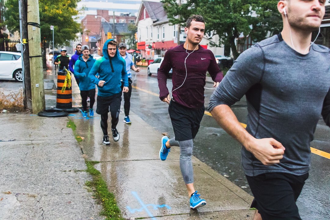 INMagazineCA's tweet photo. #INruncrew's 3rd run of the season was a wet one but that didn't stop us from giving it our all! #NikeToronto #INMagazineCA #fitnessgoals https://t.co/aU3MJPoEv5