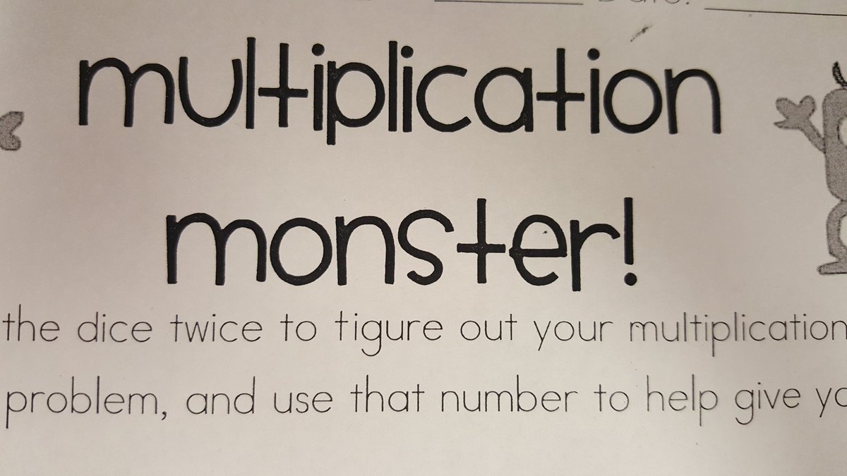 ReberMTE's tweet photo. Making multiplication monsters!!! @MTEUSD202 @ms_kruse4 @MsDunlap4thMTE @J30teach https://t.co/erG6XwfvyH