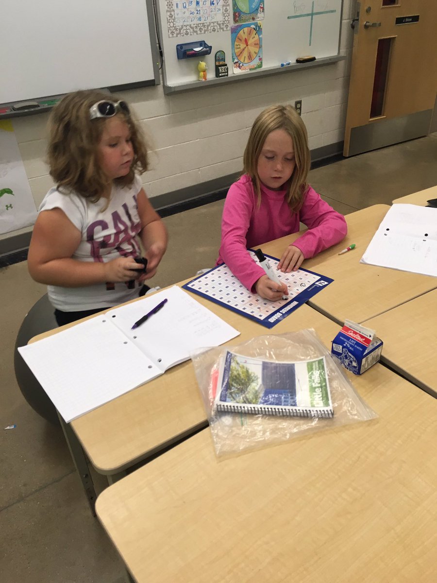 juliasilcox's tweet image. How many different #patterns can you find in a #100chart #math @LittleFallsPS