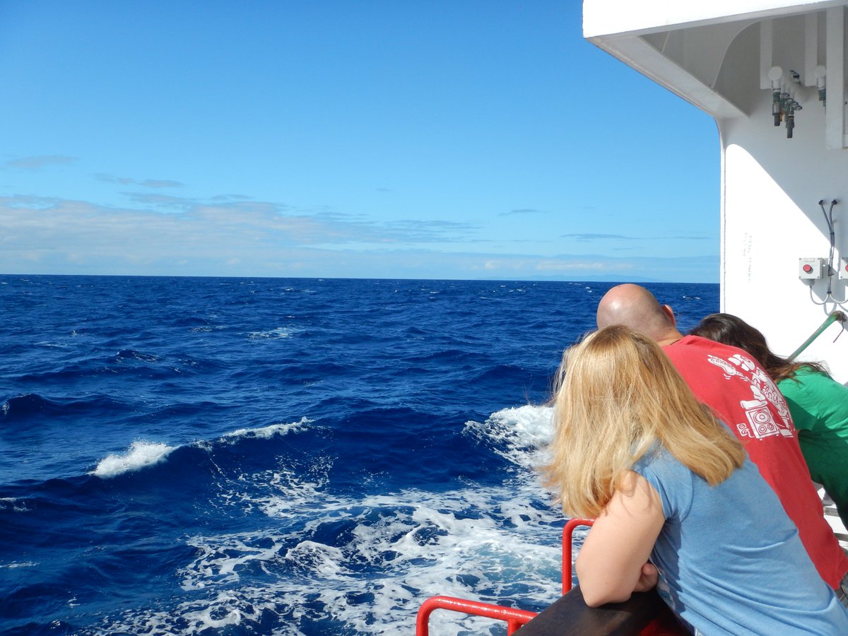 Can you spot San Miguel island? Excited #MEDWAVES scientists can! Land ho! But more #eu_ATLAS work to be done yet..