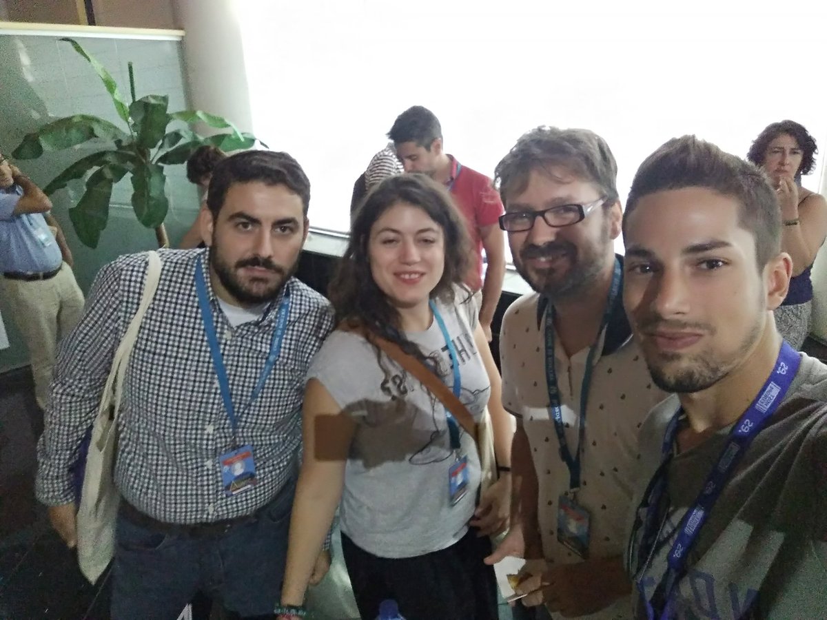 RafaelAltube's tweet photo. #WordCampSevilla16 #Networking neando un poco, café y pasta! @delgasil y @JageDeveloper con @jesusmartinico! #Guadaltech! 😎😎 https://t.co/6aKTYt6m8X