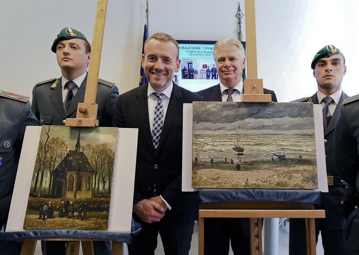 Italian anti-Mafia police recover 2 Van Gogh paintings stolen from Amsterdam in 2002
