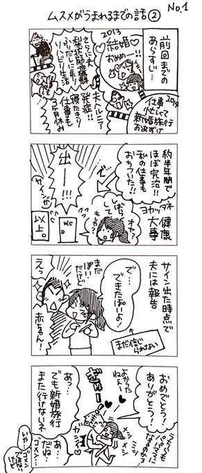 【ムスメがうまれるまでの話②】
続きものです!今回は妊娠確定～つわりの始まり始まり～という回です。つわり思い出すだけであーやだやだ。笑 出汁の匂いは今でも思い出してムッとくることあるなぁ。
#産前 #妊娠出産 #レポ漫画 