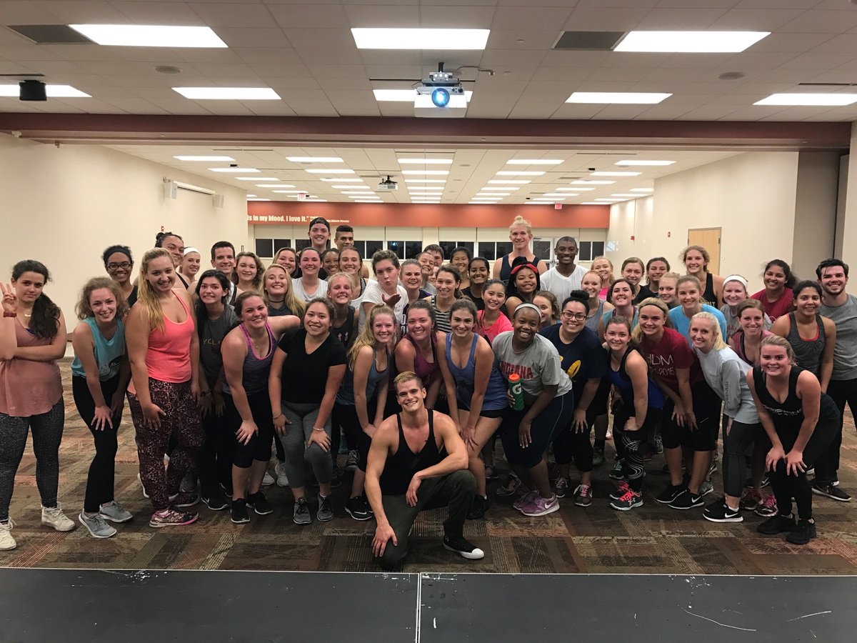 Such a great time with <a href="/TheFitMarshall/">Caleb Marshall</a> last night! Thanks to all who came out! @IURPS <a href="/IUBloomington/">IU Bloomington</a> #BriscoePride
