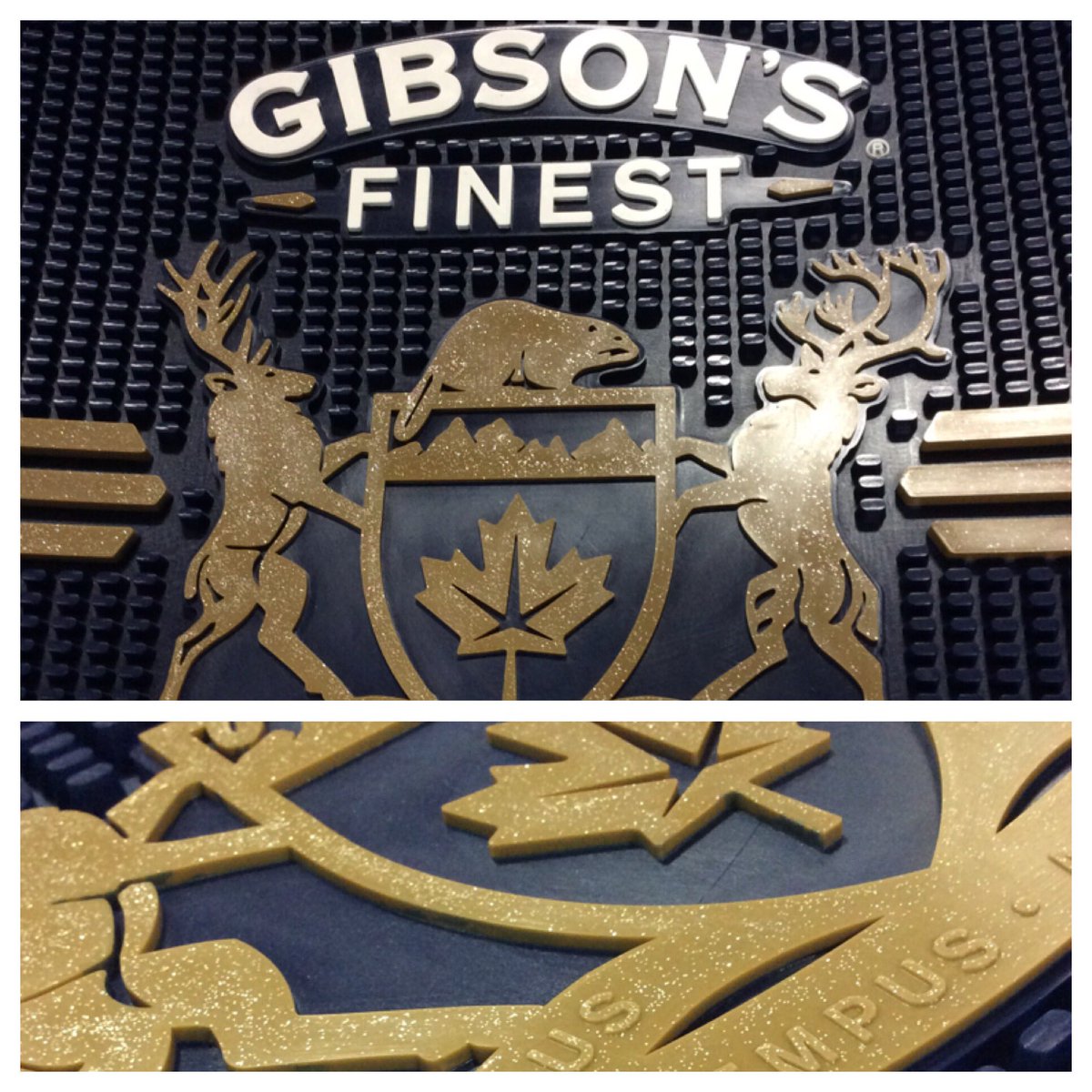 Polyenterprises's tweet photo. Check out this unique design for the Gibson's counter! #custommolded #customerservice #poly #polyenterprises #custombarmats https://t.co/m3uvx2KGMF