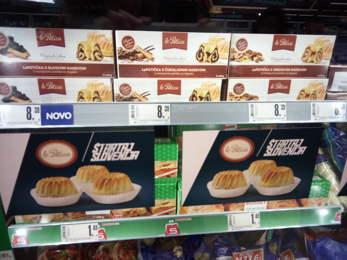 le_potica's tweet photo. Za zajtrk si privoščite lePotičke za dopeko, ki vas čakajo v megamarketih Interspar, na oddelku zamrznjenih živil. #StartajSlo #le_potica https://t.co/353bVa9nkU