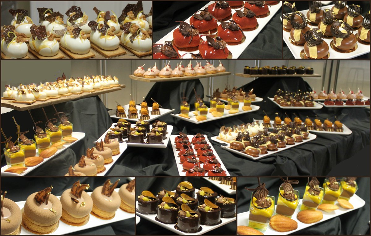 Finished desserts at <a href="/UKChocAcademy/">UK Chocolate Academy</a> with <a href="/CacaoBarry_ENG/">Cacao Barry English</a> chocolate