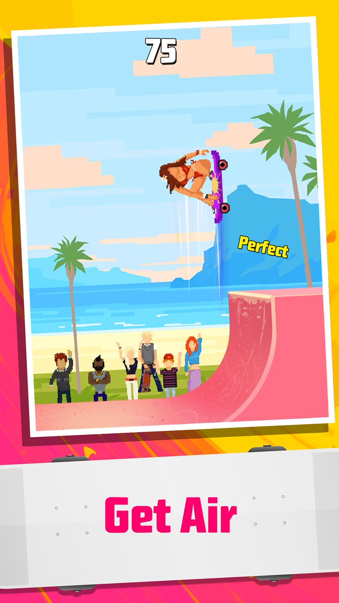 BitFreeGames's tweet image. Halfpipe Hero launching on #android October 6! @GooglePlay #indiegame