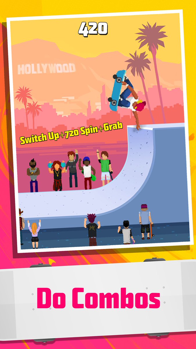 BitFreeGames's tweet image. Halfpipe Hero launching on #android October 6! @GooglePlay #indiegame