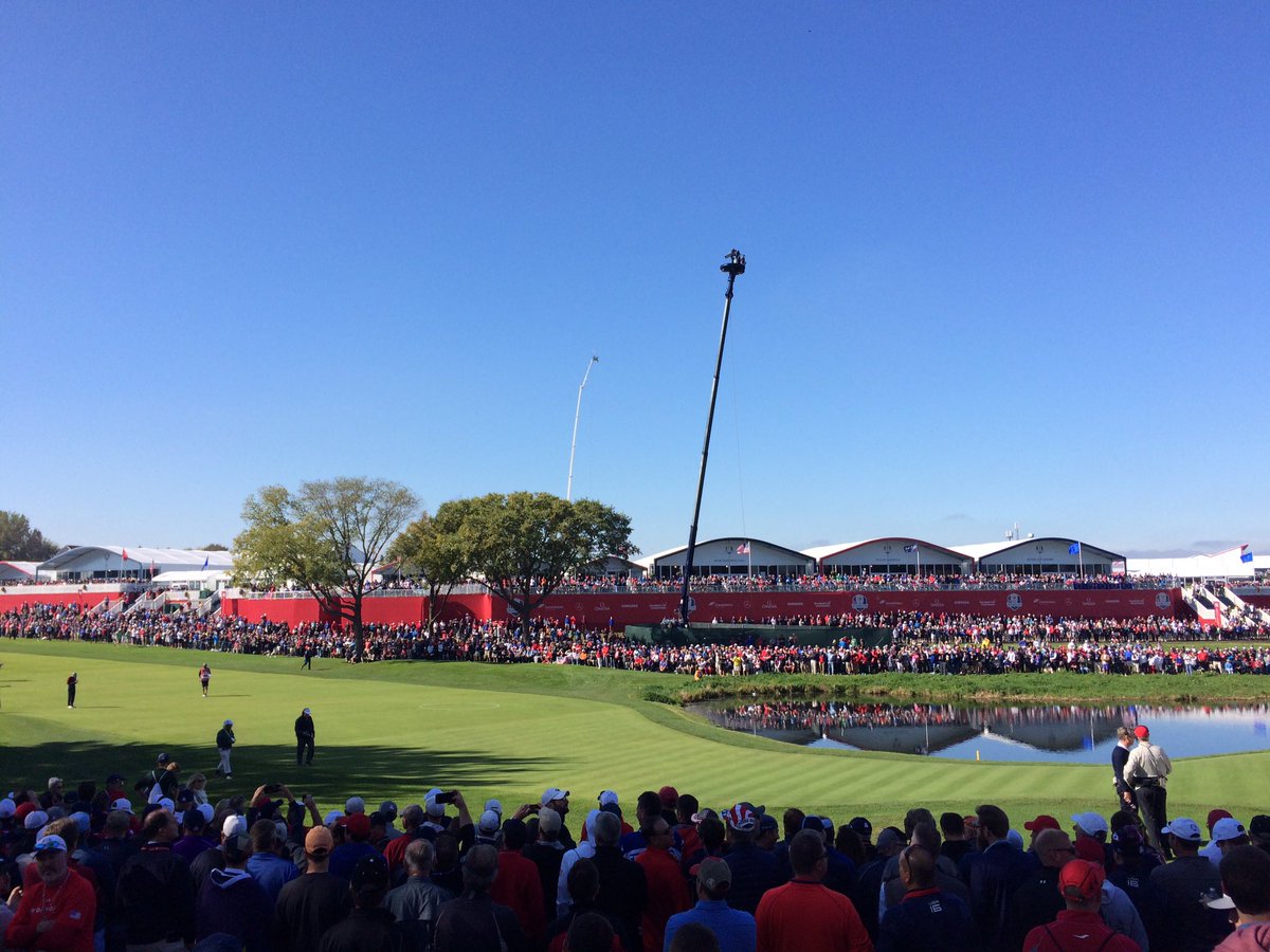 10,000 steps before 1pm. #RyderCup #Hazeltine