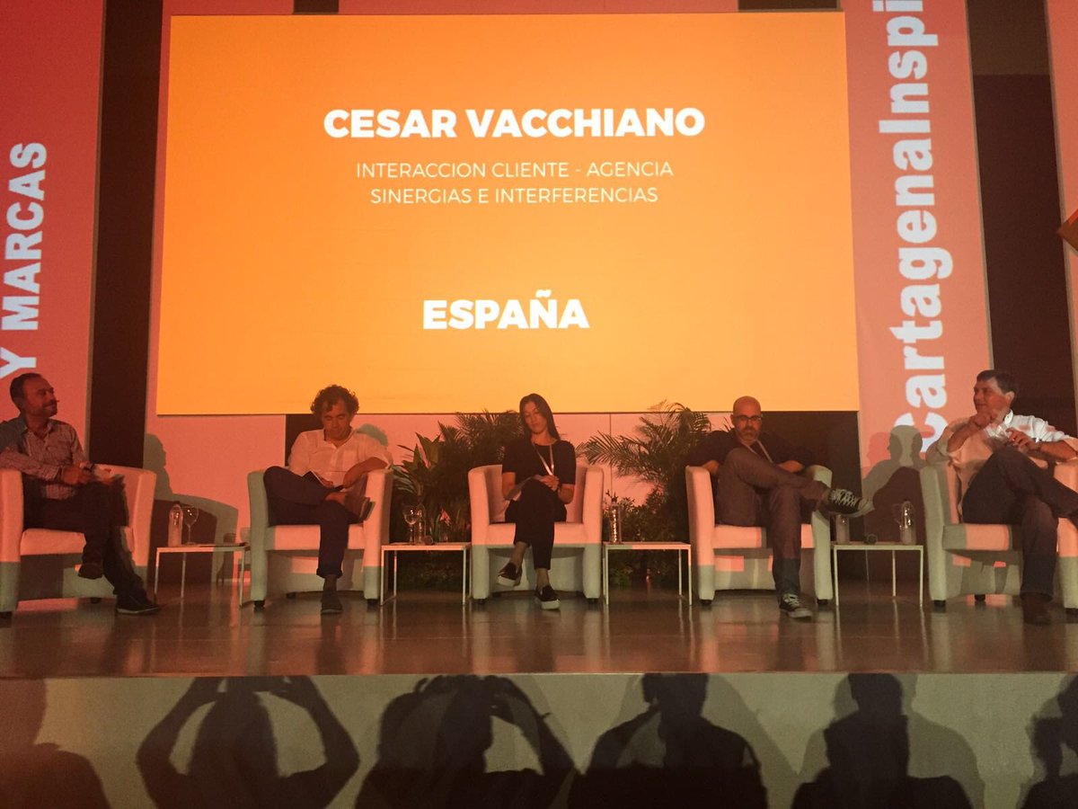 Un lujo poder compartir pensamiento con Paola Aldaz, Alejandro Miranda, Alex Pallete y Walter Susini en Cartagena Inspira #CartagenaInspira