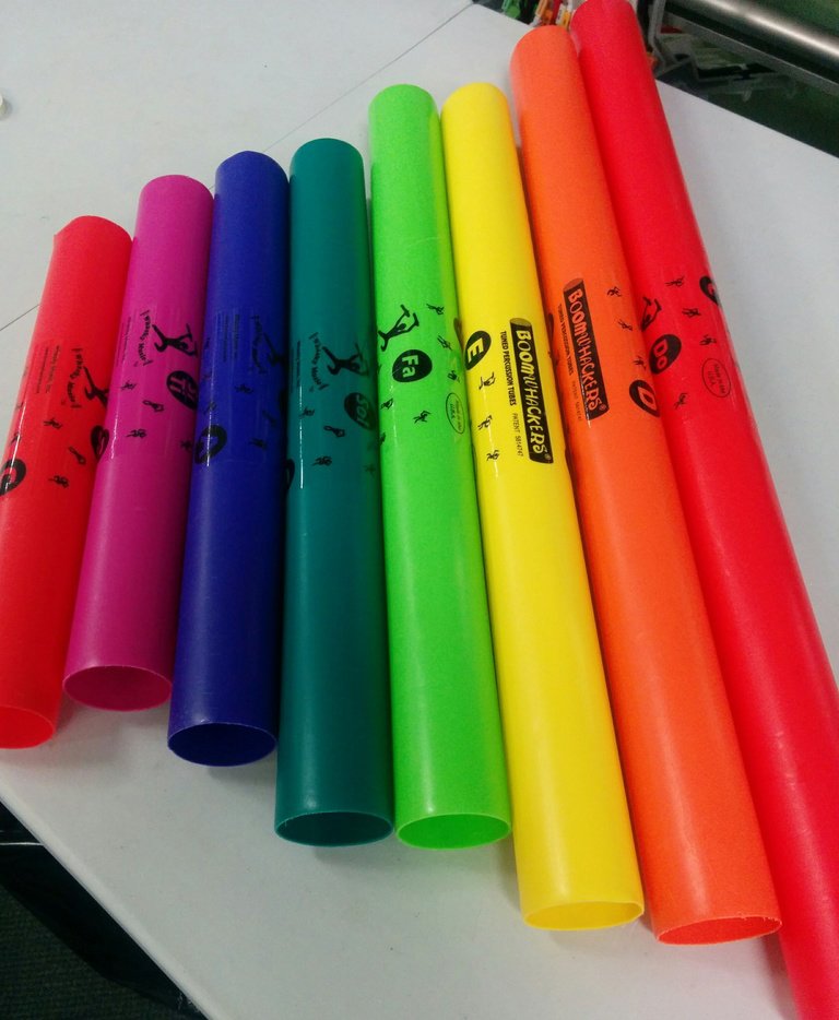 weecycled's tweet photo. Get musical with your child! Try some #BoomWhackers musical tubes! A fun & creative way to play! Get the entire set at #Weecycled for $20! https://t.co/4cBu3IK4HM