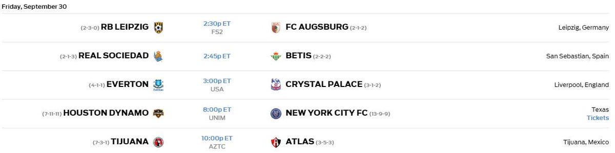 Friday Football. Come kick it and catch a match!! $2.50 Fireball and $2.50 Domestic Bottles all day!!