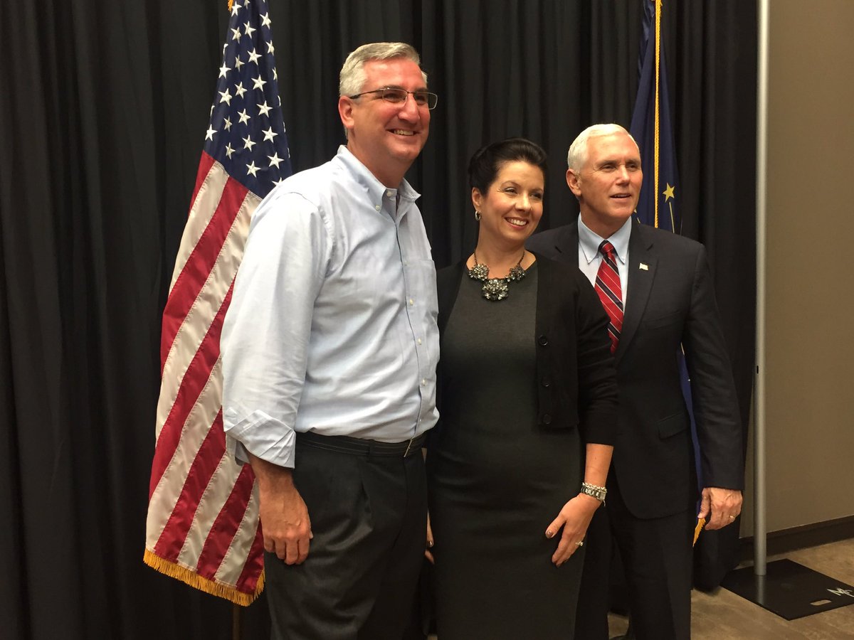 Mike_Pence's tweet photo. I know Indiana is ready to lead the way as Hoosiers work to elect @realDonaldTrump this November! #MAGA https://t.co/btRFbYzMq8