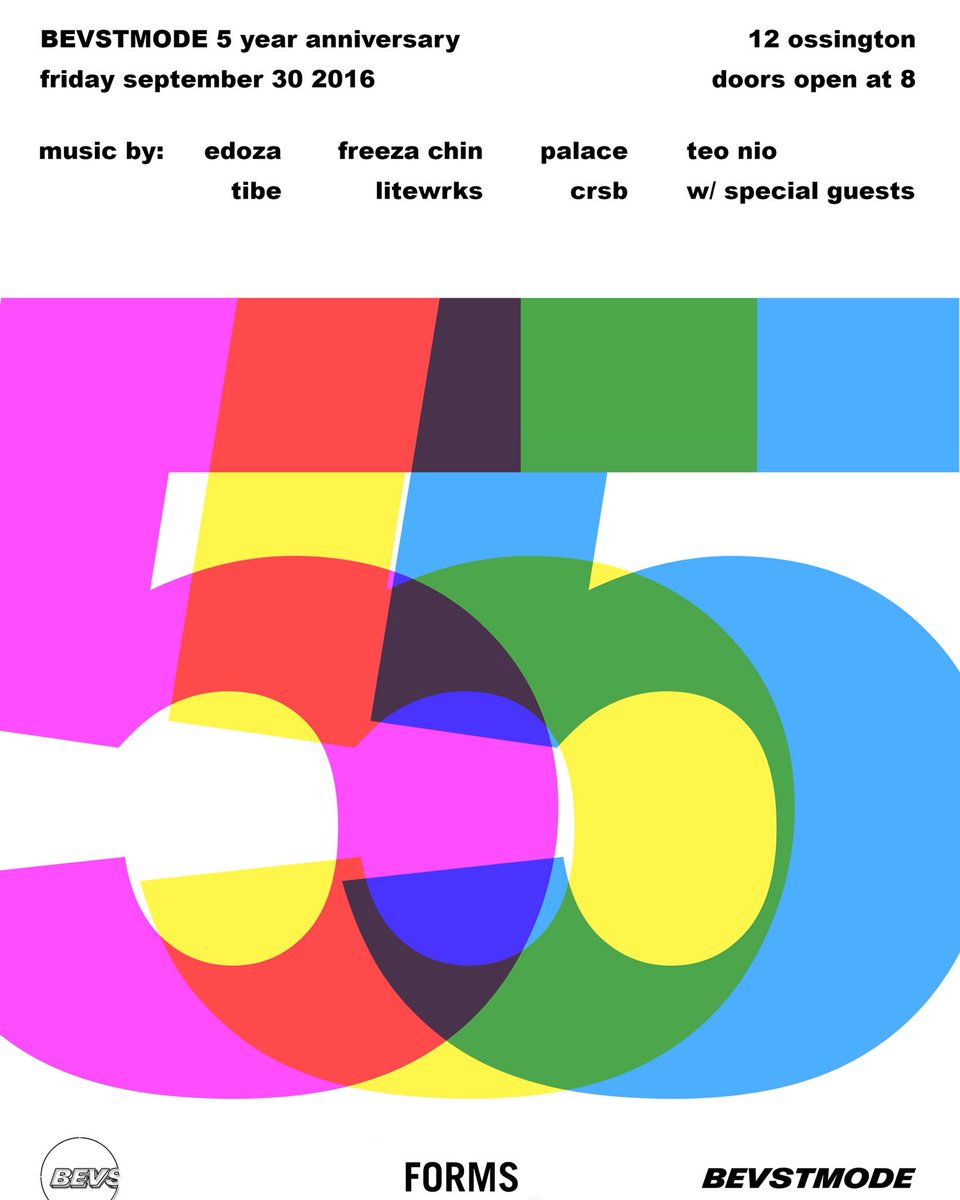 BEVSTMODE's tweet image. BEVSTMODE 5 YEAR ANNIVERSARY PARTY. TONIGHT @ 12 OSSINGTON AVE. TORONTO LETS RAGE!