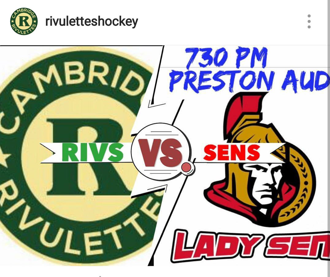 cwighton2952's tweet image. Come support The Cambridge Rivulettes tonight at the Preston Memorial Aud. Puck drop 730....