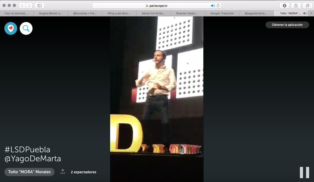 Paola_HdzL's tweet photo. Viendo a @yagodemarta por https://t.co/KJjtTL7Lri #LSDPuebla  #LSD2016 ¡Gran conferencia! https://t.co/FQUXLU4bfx
