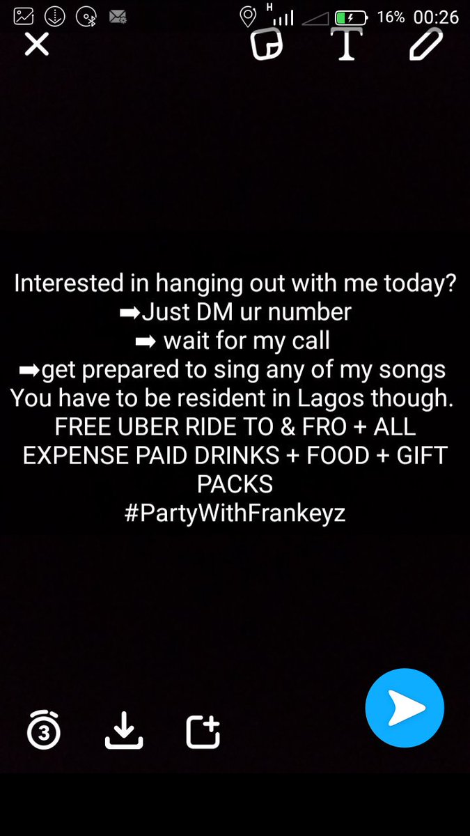 OFrankeyz's tweet photo. So who wants to hang out with me today? 
Here's how u can... 
#PartyWithFrankeyz https://t.co/eXrCHBH3Pl