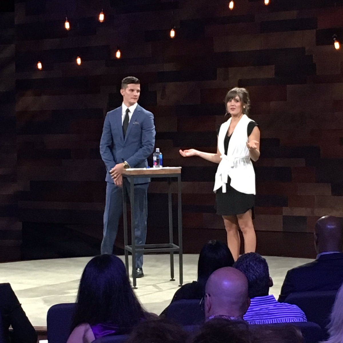 LeadersMultiply's tweet photo. Youngest couple to ever grace the stage for #LeadersMultiply - Adam and Vanessa Green. Find them on IG @adamgreenyl @vanessaevelyngreen https://t.co/cAHHUNBcrq