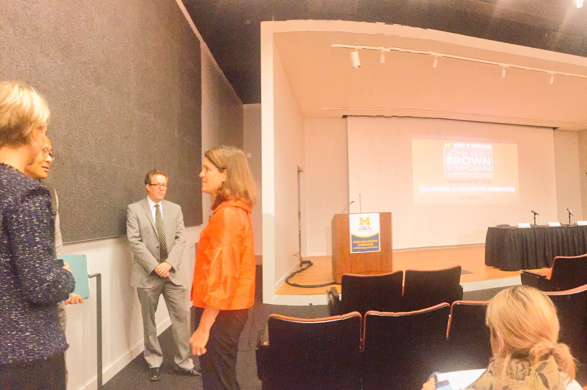 Rangerdavie's tweet photo. So great to meet someone who's influenced & inspired our amazing @dfamsu students. @elizgerber #MSUHub #InnovationLabCast 🤓 https://t.co/lbeUzxa9q9