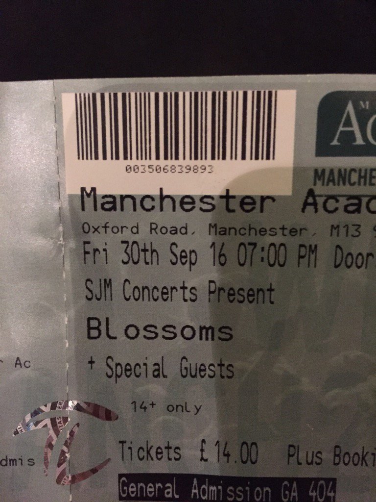 Feeling bit old out with the Macc massive tonight #blossoms