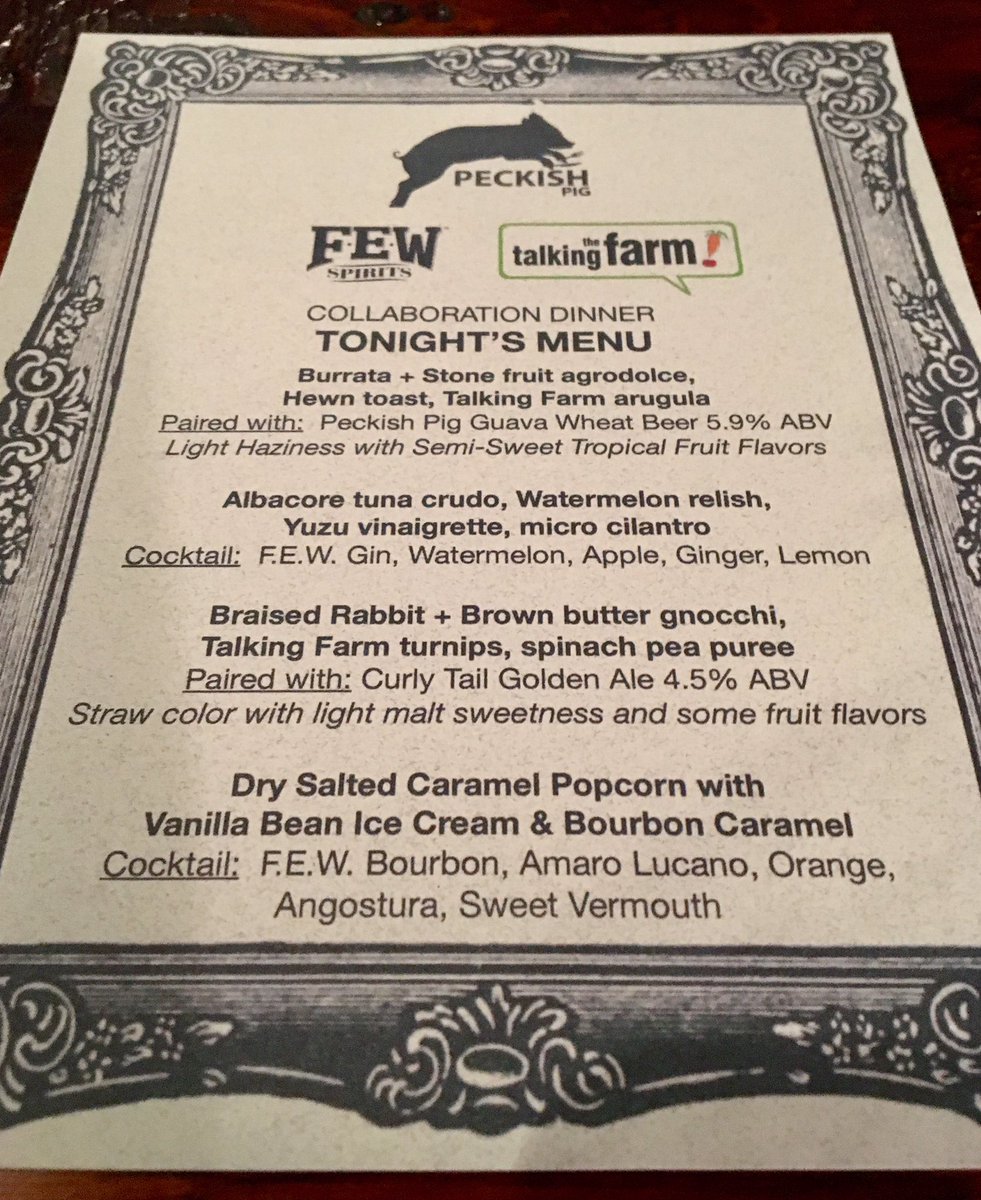 TheTalkingFarm's tweet photo. Thank you @PeckishPig @fewspirits we loved belng a part of such a delicious #uberlocal dinner! Loved seeing your brewhouse! https://t.co/2UZiRYpGzg