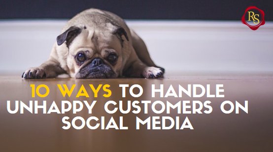 ravishukle's tweet photo. **NEW BLOG** 10 Ways to Handle Unhappy Customers on Social Media - Full of case studies via @mikedane7  #custserv https://t.co/A8bCDKh2q6