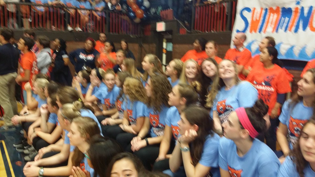 WildkitSwimming's tweet photo. #KitSwim #KitsPride showing school spirit at the Pep Rally https://t.co/LzQCxYSJeX