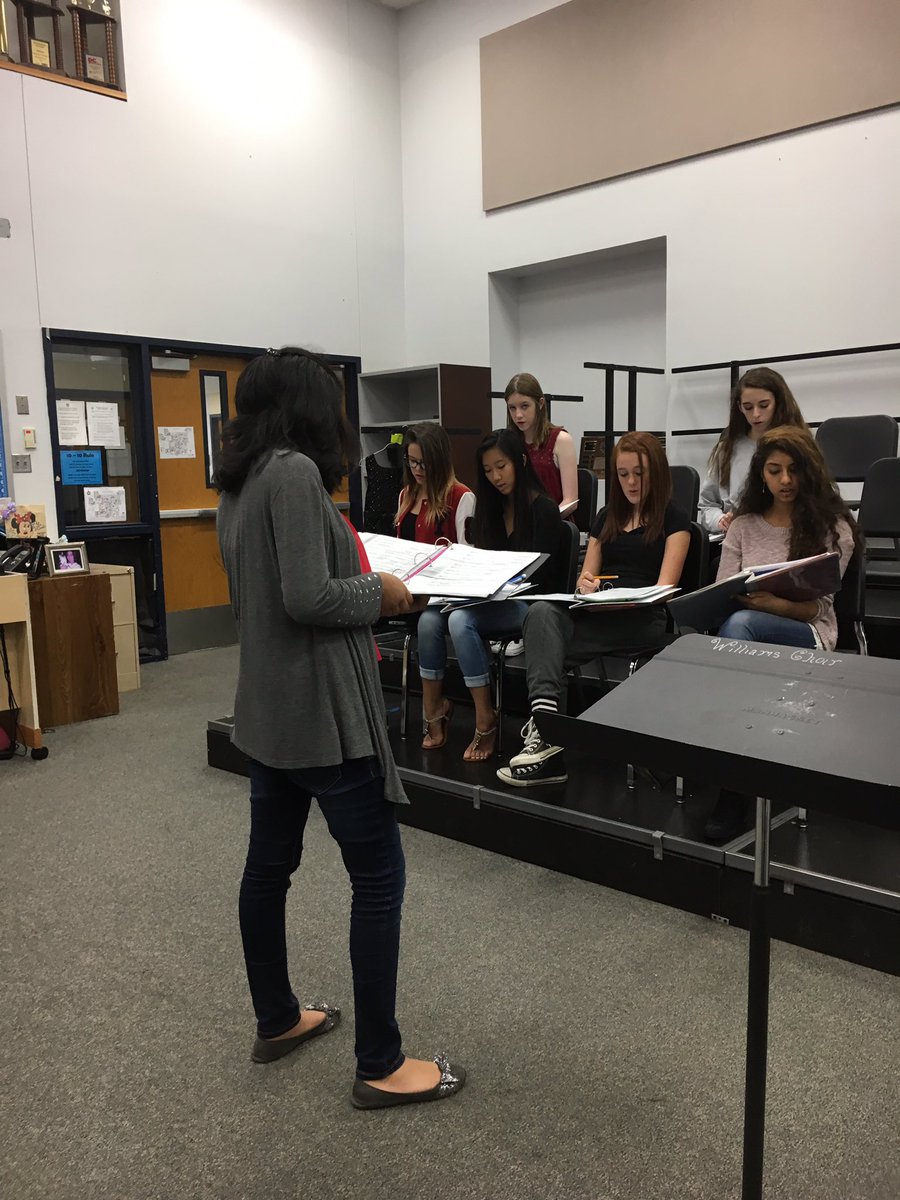 Let the choir student in French lead the choir song in French. WHS_Warriors