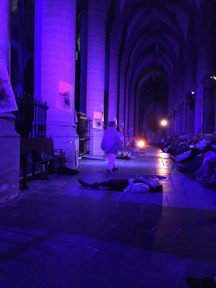 GerbenBaaij's tweet photo. #Beeldenstorm van @hldiep in de Grote Kerk in #Dordrecht. Imposant #muziektheater met snuifje hoorspel. #bsws #beeldenstroomwoordenstorm https://t.co/KyJKIipOWX