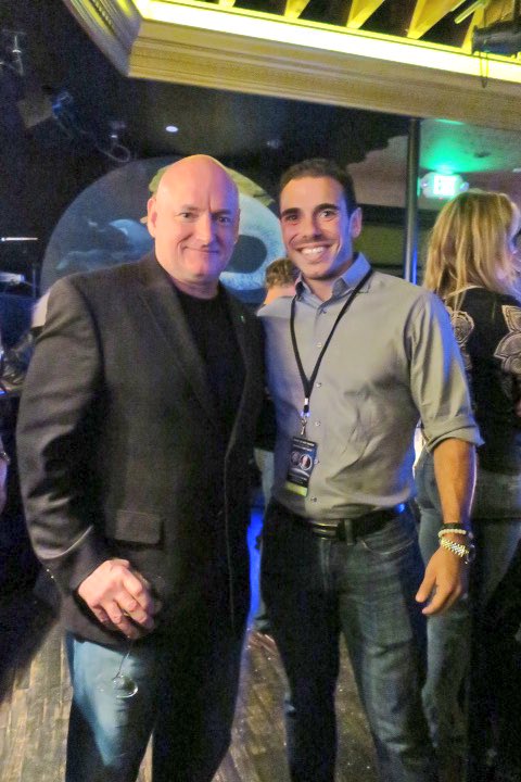 LaurenceKC's tweet photo. @PaveGen usa president @vincentmiceli takes to the starts with astronaut @StationCDRKelly for our V3 launch. Follow him peeps! https://t.co/9hIr588Afv