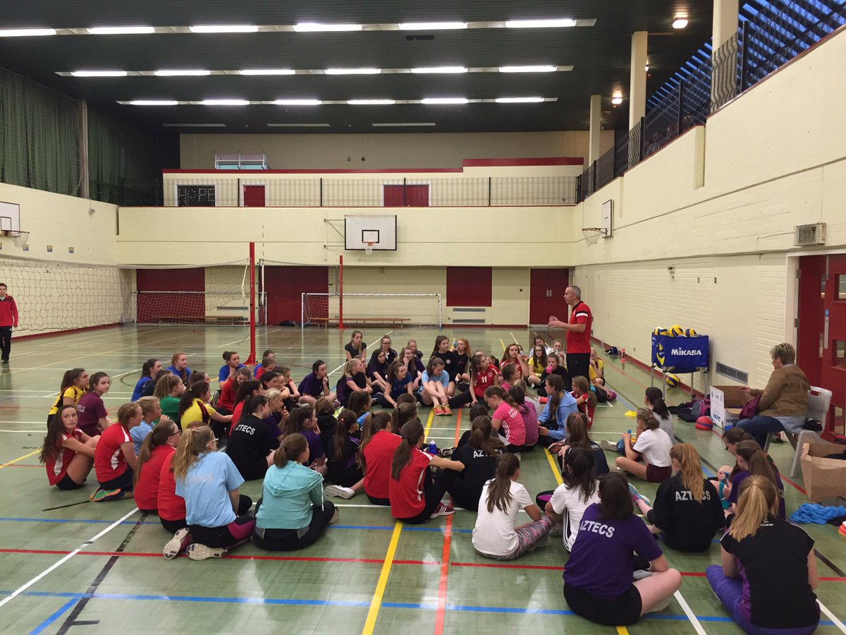 Top night of volleyball at Aztecs Under 14's first league night. #nextgenerationataztecs