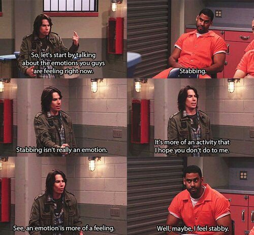icarlyquotez's tweet photo. When the therapist starts talking to your girl about how she feels #icarly #drakeandjosh #funny#nickelodeon https://t.co/H89BgwTyLO