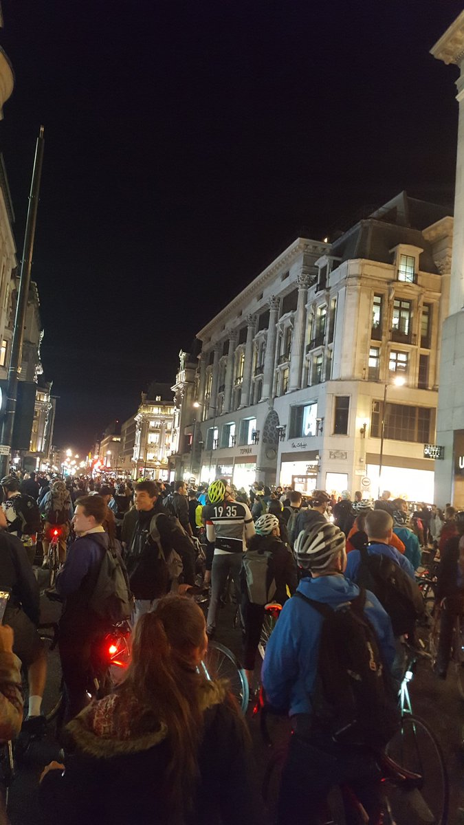 ciclists taking London